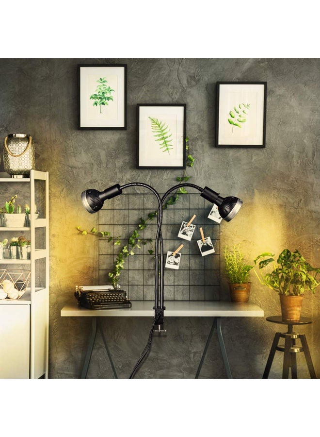 إسكدنيا مصباح LED كامل الطيف لنمو النباتات الداخلية أسود 42.50x11.50x28.50سم - Image 2