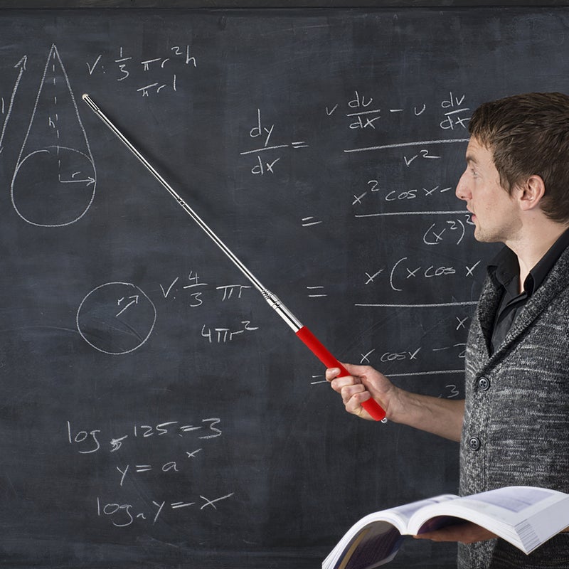 TINKSKY Hand Pointer Extendable Telescopic Retractable Pointer Handheld Presenter Classroom Whiteboard Pointer(Red) - Image 3