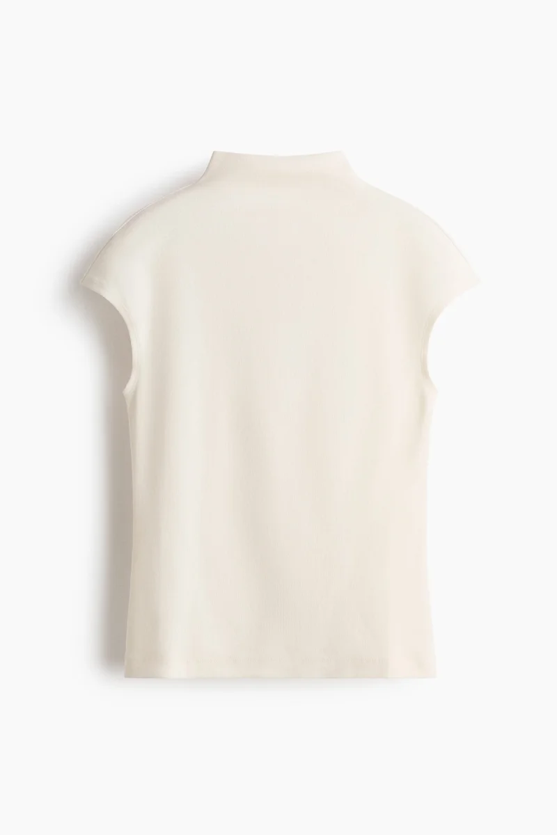 H&M Stand-collar jersey top