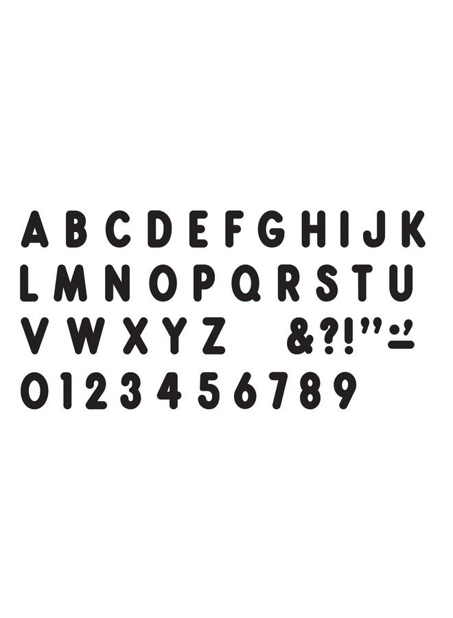 Trend Enterprises Trend Black 7-Inch Billboard Uppercase (En/Sp) Ready Letters, Bulletin Board Decor, 7-Inch, 105 Pieces - Image 2