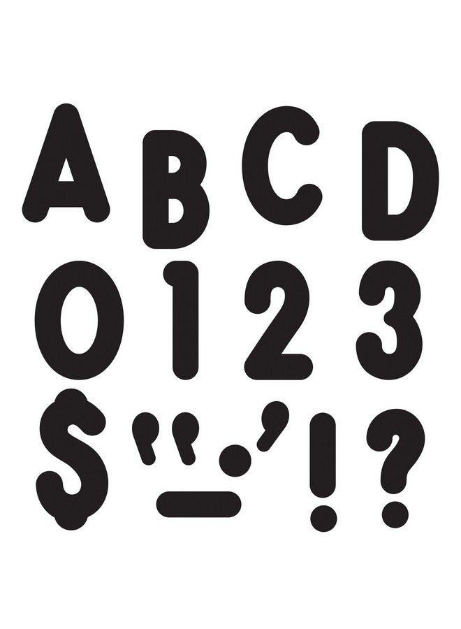 Trend Enterprises Trend Black 7-Inch Billboard Uppercase (En/Sp) Ready Letters, Bulletin Board Decor, 7-Inch, 105 Pieces - Image 1