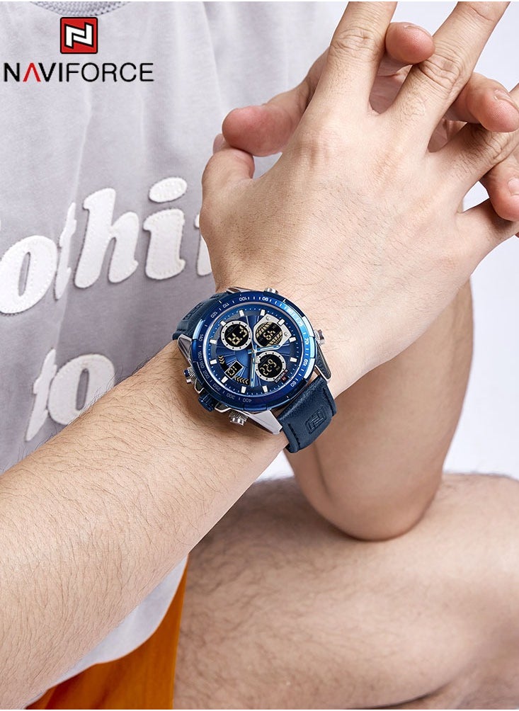 NAVIFORCE - NAVIFORCE Fashion Military Watches for Men Luxury Original Sports Chronograph Watch ​Waterproof Quartz Clock Digital WristWatch - Image 1