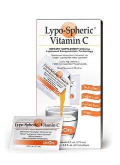 LivOn Laboratories Lypo-Spheric Vitamin C - Pack of 30,1000 mg