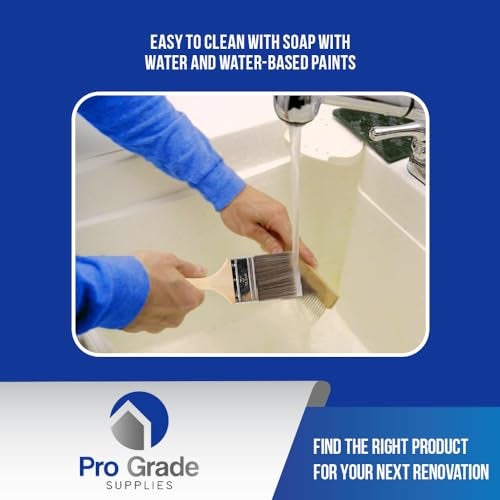 Pro-Grade Pro Grade - Paint Brushes - 2Ea 3" Flat Brushes - Image 5