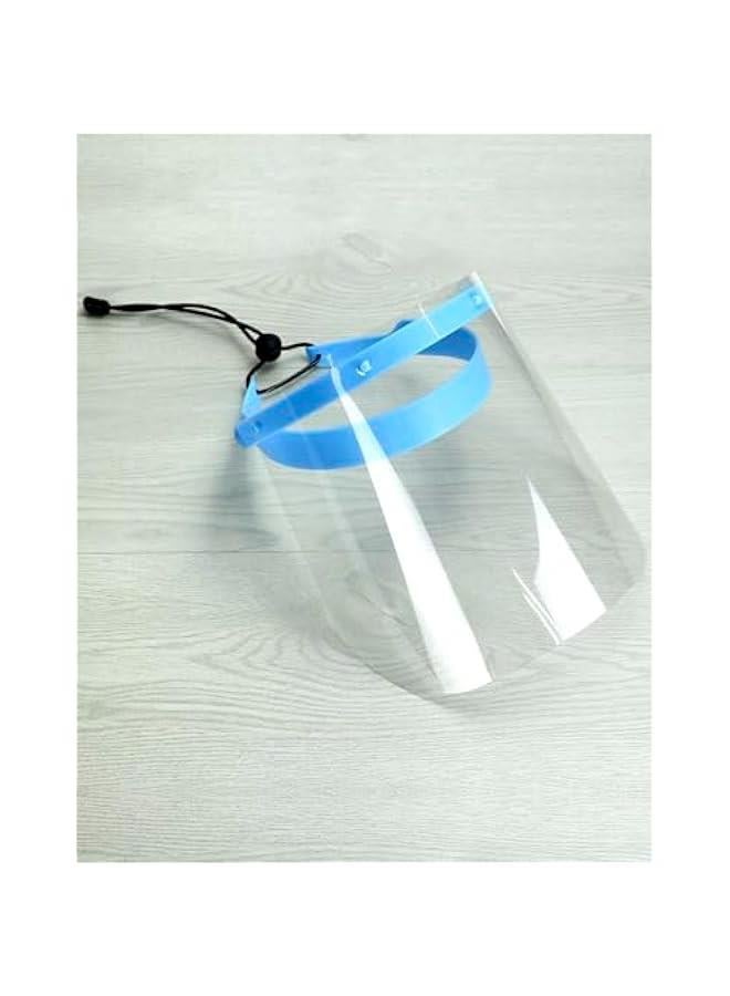 Arabest Safety Face Shields, Clear Plastic Protective Full Face Shields, Anti-Fog Shields Reusable Face Shield Mask, Protect Nose, Eyes and Mouth, 2 Support Frame + 20 Replaceable Visors  - Image 2