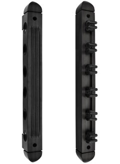 Generic Pool Cue Rack Wall Mounted Rack Billiard/Pool Cue Wall Rack Cue Rest Cue Stick Holder (Black / 6 Cues)  - Image 4