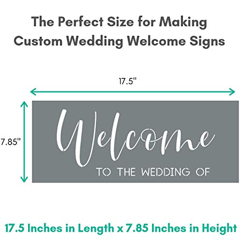I Like That Lamp Wedding Letter Stencils: Set of 6 Reusable Alphabet Stencils for Custom DIY Wedding Decorations Easy Script Font - Image 4