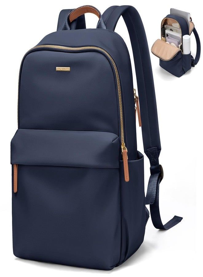 GOLF QUALITY Laptop Backpack for Women Fit 14 Inch Stylish Daypack Notebook Travel Work Commuter Casual Daypack Backpack Purse for Women Travel Business (Navy Blue) - Image 1