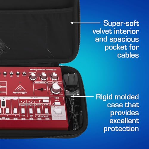 ANALOG CASES case for Behringer TD-3 / EDGE/CRAVE - Custom-Fitted Compact PULSE Hard Case for Travel - Image 3
