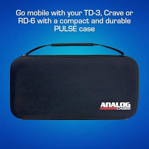 ANALOG CASES case for Behringer TD-3 / EDGE/CRAVE - Custom-Fitted Compact PULSE Hard Case for Travel - Image 2
