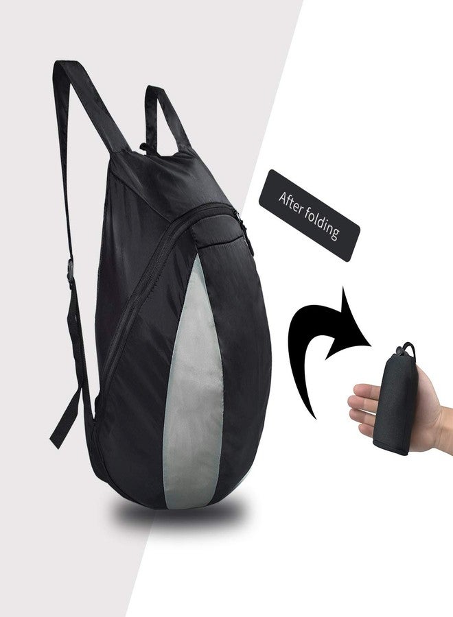 ELCYCO Motorcycle Helmet Backpack Bag,Lightweight Storage Compact Bag with Large Capacity 28L, Silver, Compact - Image 3
