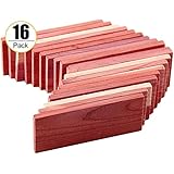 Cedar Space Cedar Blocks for Closet Storage, 100% Nature Aromatic Red Ceder Blocks Cedar Planks 16 Pcs - Image 1