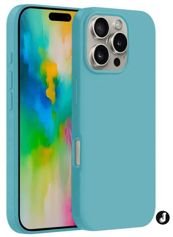 JAJEEK "NEW Liquid Silicone Case for iPhone 16 Pro - Ultra Slim Design, Soft Anti-Scratch Microfiber Lining, & Drop Protection" - Image 1