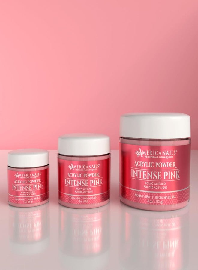 AMERICANAILS .COM Americanails Professional Acrylic Nail Powder - Self-Leveling - Pair with Monomer - Perfect for Acrylic Nails - Intense Pink 2oz - Image 4