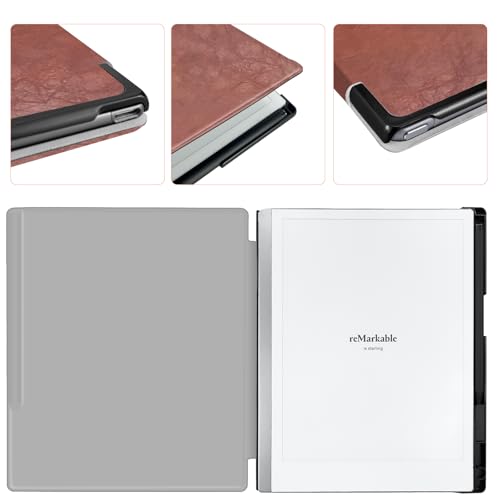 Aippdo Case for Remarkable 2 Paper Tablet 10.3" 2020 Released,Lightweight and Hard Back Shell Protective Book Folio Cover with Built-in Pen Holder,Comes with Remarkable 2 Pen Tips. - Image 2