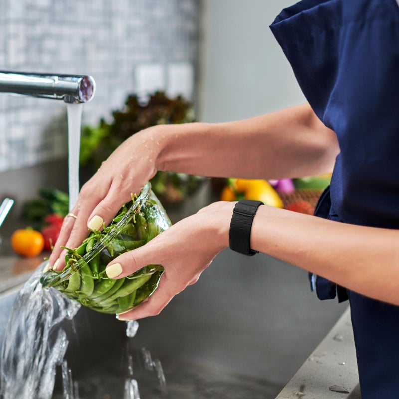 CCnutri Stretchy Solo Loop Compatible with Apple Watch Bands 38mm 40mm 41mm 42mm 44mm 45mm 46mm 49mm, Splash-Proof Nylon Sport Strap Women Men for iWatch Series 11 10 9 8 7 6 5 4 3 SE/Ultra 3 2, 4 Pack - Image 3