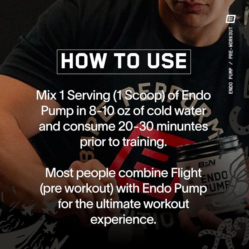 BARE PERFORMANCE NUTRITION BPN EndoPump PreWorkout Muscle Pump Enhancer wLCitrulline Increased Blood FlowOxygen Transport to Muscles 30 Servings Mango - Image 5