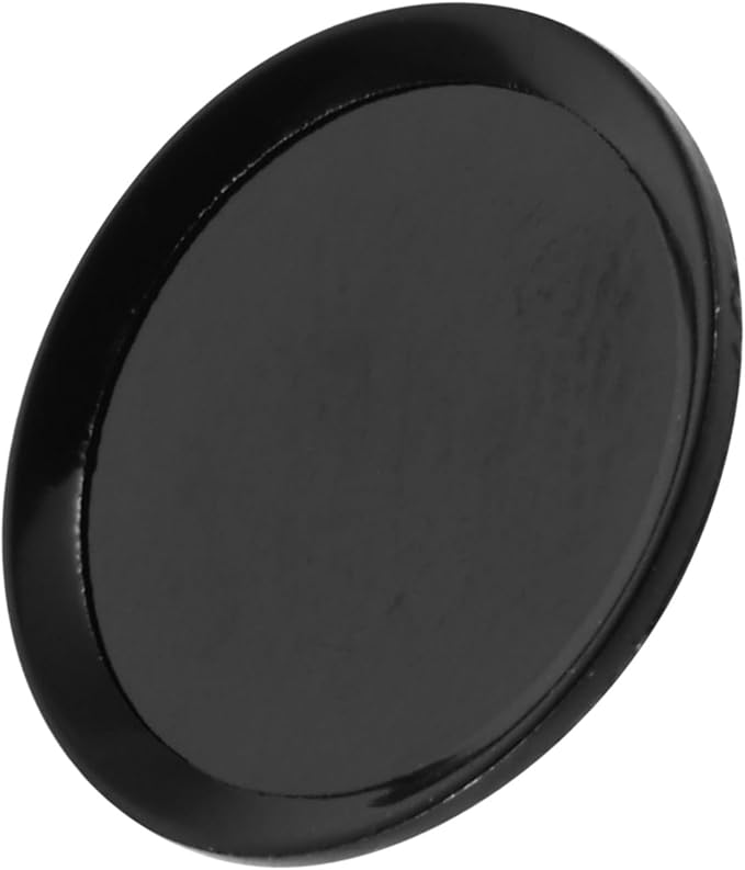 Ultra Thin Button Decorative Stickers Black Adhesive Decals For Seamless Access - Image 1