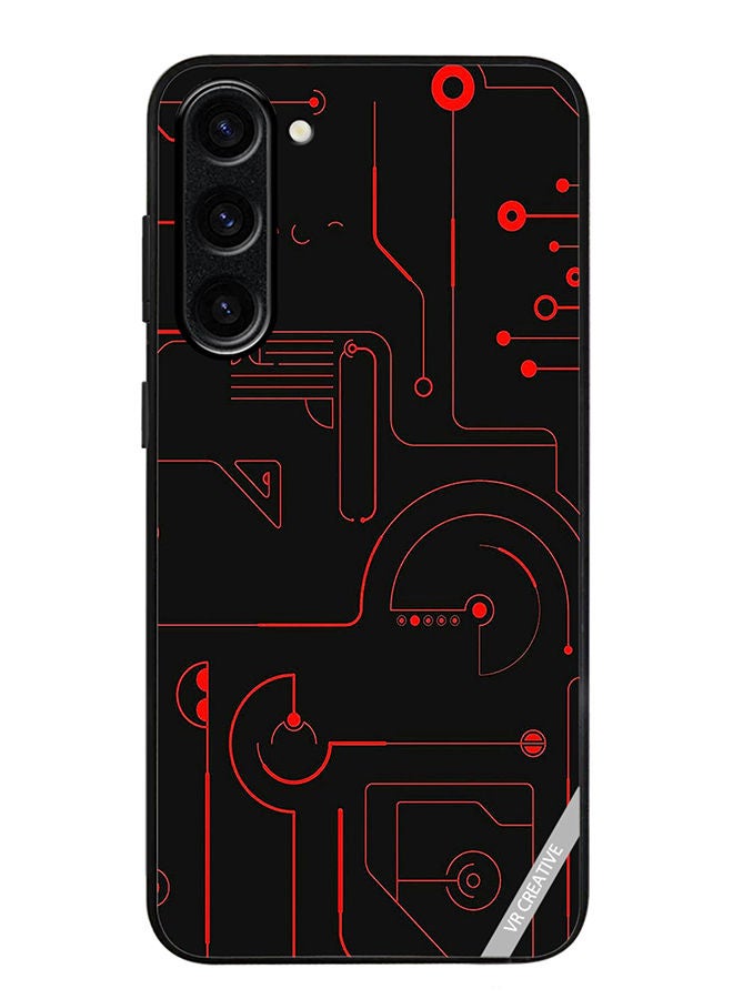 VR CREATIVE Protective Case Cover For Samsung Galaxy S23 Game Circuit Design Multicolour - Image 1