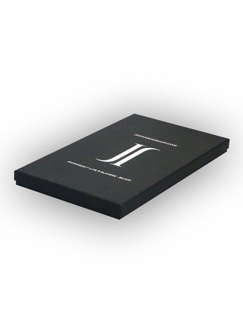 JACKAROO THE ORIGINAL - Jackaroo Lite 6 Player Black Leather - Image 1