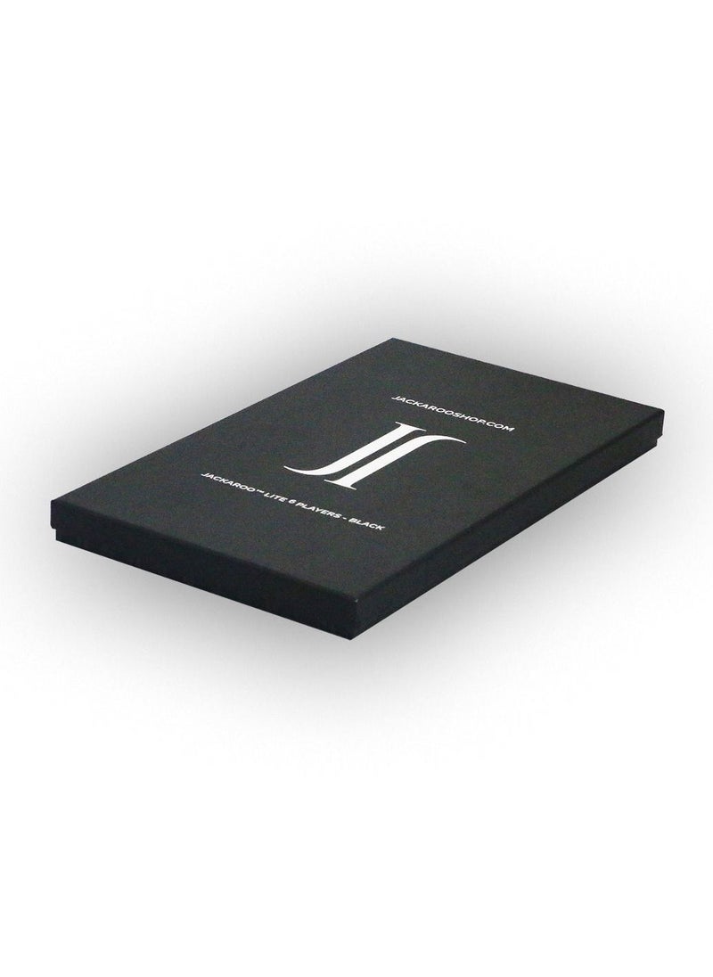 JACKAROO THE ORIGINAL - Jackaroo Lite 6 Player Black Leather - Image 1