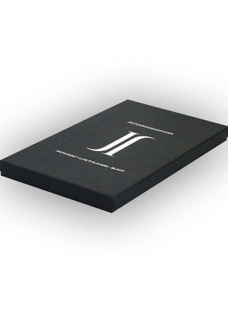 JACKAROO THE ORIGINAL - Jackaroo Lite 6 Player Black Leather - Image 1