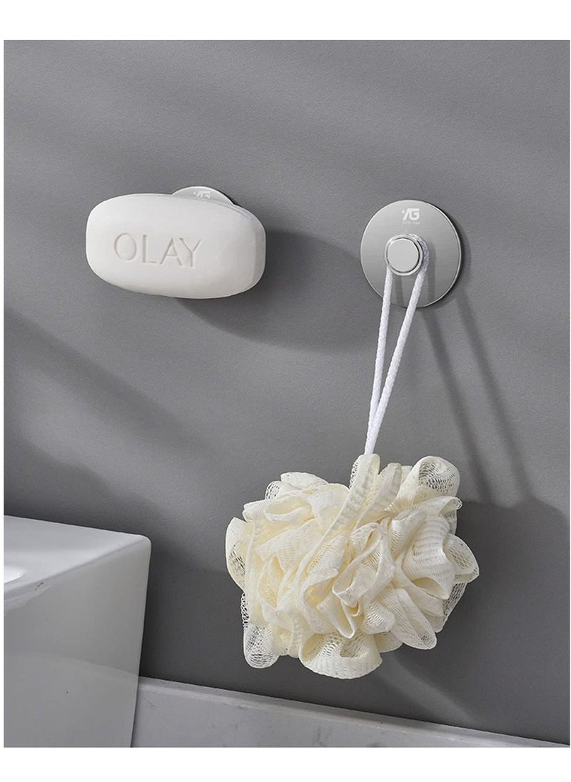 Generic - Magnetic Soap Holder,  2pcs Stainless Steel Universal Wall Mounted Suction Bar Soap Holder for Shower Bathroom - Image 1