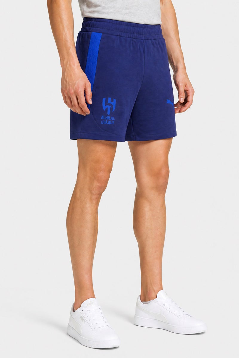Puma x Al-Hilal SFC Men Sportswear Fit Outdoor Shorts, Navy - Image 4
