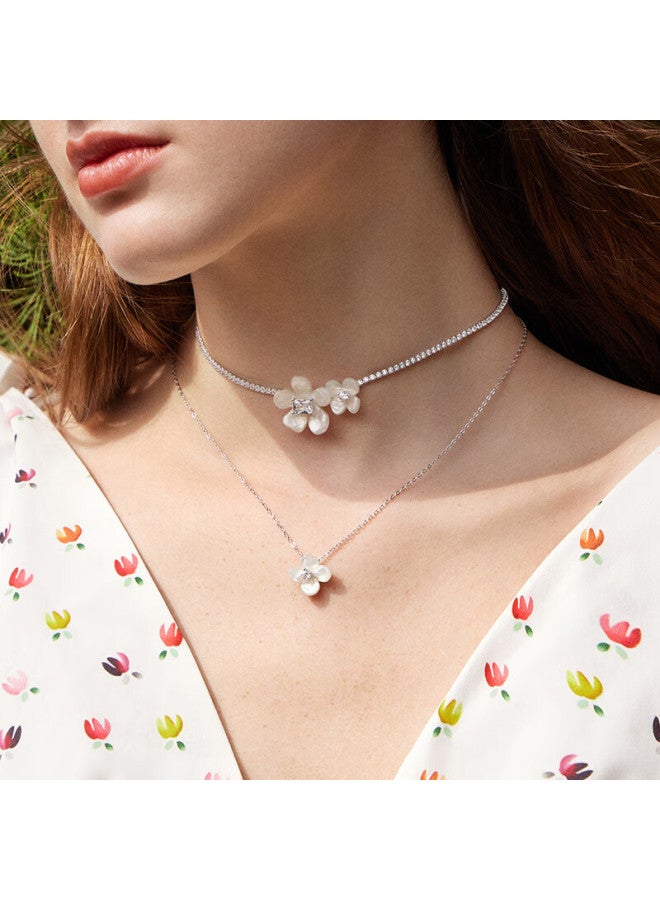 Hefang elry, Xiaocanglan Collarbone Chain Necklace For Women, Elegant Birthday And New Year Gift For Girlfriend - Image 2