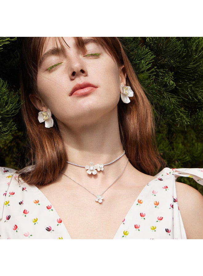 Hefang elry, Xiaocanglan Collarbone Chain Necklace For Women, Elegant Birthday And New Year Gift For Girlfriend - Image 3