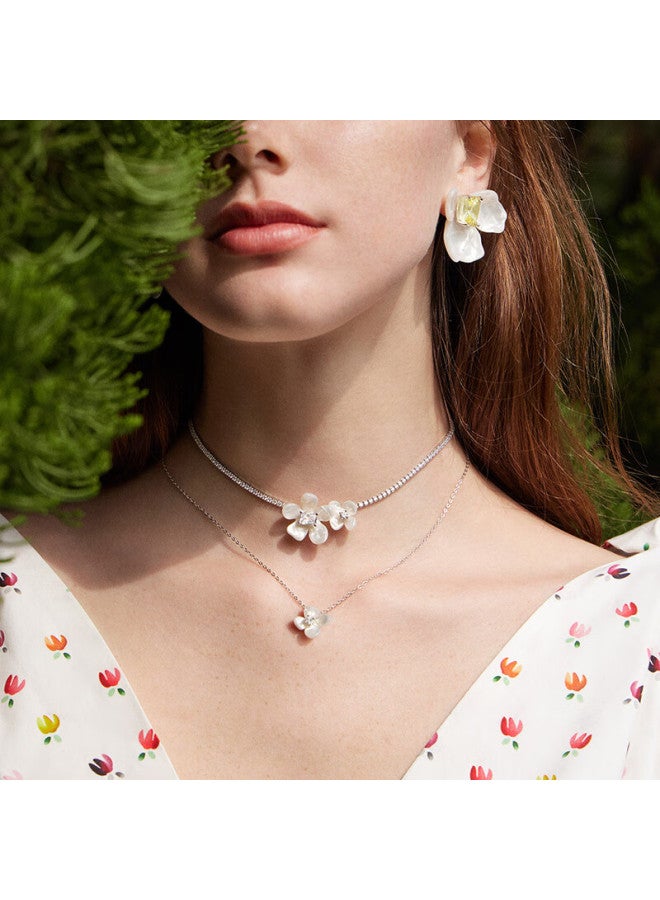 Hefang elry, Xiaocanglan Collarbone Chain Necklace For Women, Elegant Birthday And New Year Gift For Girlfriend - Image 1