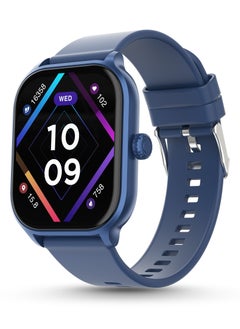Neo Smart Watch for Men and Women , 1.99" True HD Display, Bluetooth Calling, SpO2 & Heart Rate Monitoring, Rotating Crown, Multiple Sports Modes, Sleep Monitoring, DIY Watch Faces, Cobalt Blue