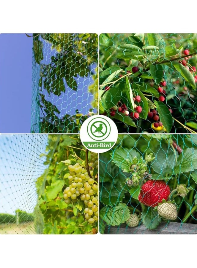 Bird Net Plant Protection Net Green 4x10m  – Balcony Anti-Pigeon, Fruit Tree & Flower Insect Net – Harmless Mesh, Customizable - Image 3