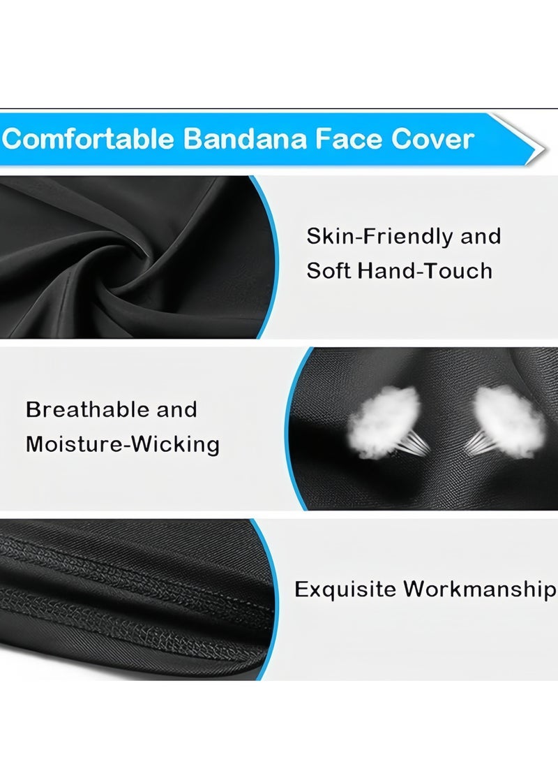 Generic 4Pcs Sun Protective Neck Gaiter Sun UV Protection Face Mask, Soft Breathable UV Protection Face Mask for Cycling Fishing Mountaineering and Sports,4 Color Set（Unisex）  - Image 5