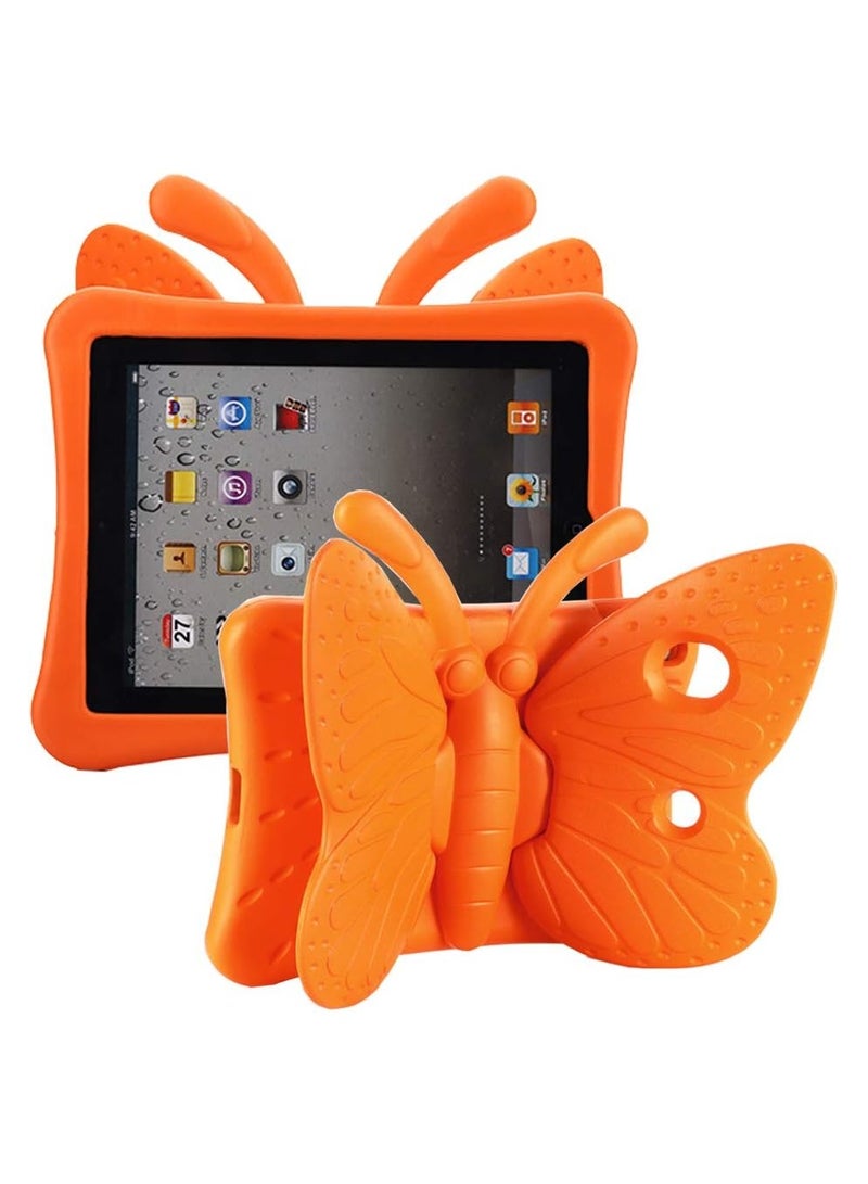 iPad 9th 8th 7th Generation Case Kids Girls, Cute Butterfly Shockproof EVA Foam Super Protection Stand Cover for iPad 2021 2020 2019 10.2" and iPad Air 3 Pro 10.5" - Image 1