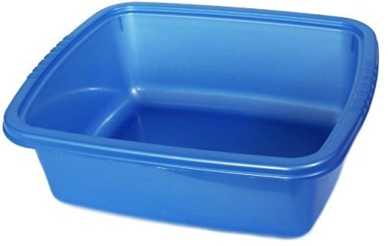 YBM HOME YBM Home Plastic Dish Pan Basin 575 in H x 11 in W x 13 in L Ba430 1 Blue 