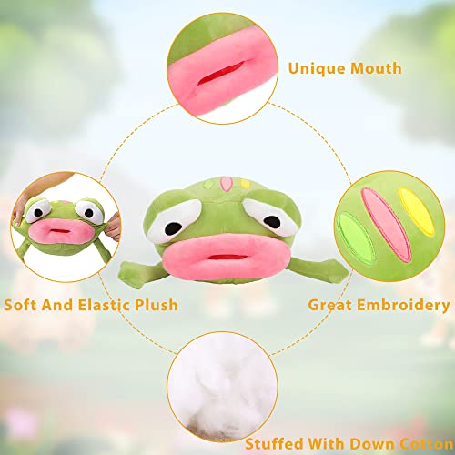 CAZOYEE Soft Frog Plushies Gifts for Girls Boys Frog Snuggly Hugging Pillow Cuddly Stuffed Animals Decoration10 - Image 5