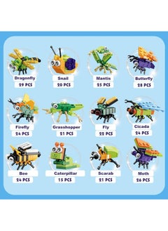 BRICHBROW Party Favors for Kids  12 Pack Animals Building Blocks for Goodie Bags Stocking Stuffers Classroom Prizes Birthday Gifts Toy Building Sets for Kids 612yrs  - Image 3