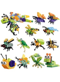 BRICHBROW Party Favors for Kids  12 Pack Animals Building Blocks for Goodie Bags Stocking Stuffers Classroom Prizes Birthday Gifts Toy Building Sets for Kids 612yrs  - Image 4
