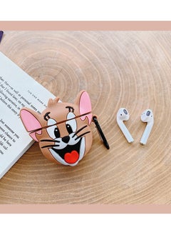 KUYING Suitable For Apple Bluetooth Earphones With Silicone Cartoon Protective Case 