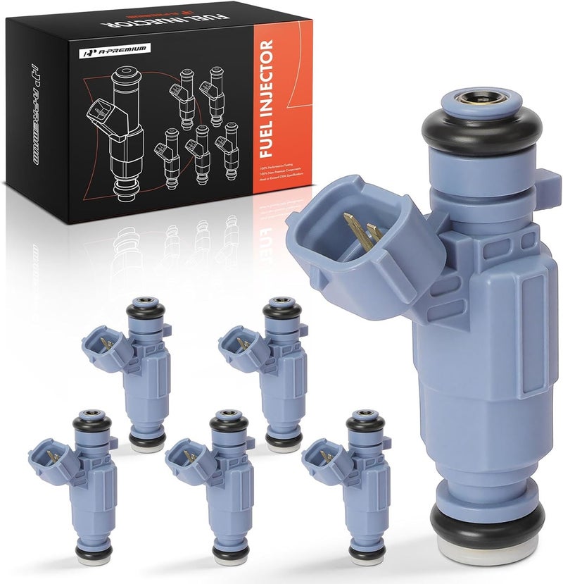 A-Premium Fuel Injectors Set of 6 for Hyundai and Kia Vehicles - Image 1