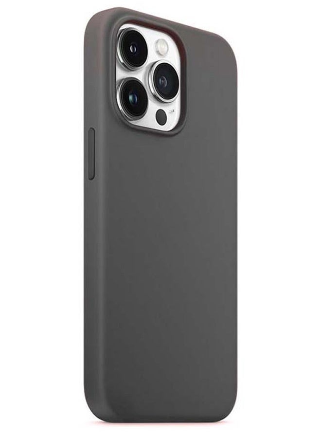 CATANES Protective Soft Silicone Case Cover for iPhone 13 Pro Max - Grey - Image 3