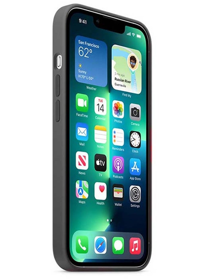 CATANES Protective Soft Silicone Case Cover for iPhone 13 Pro Max - Grey - Image 4