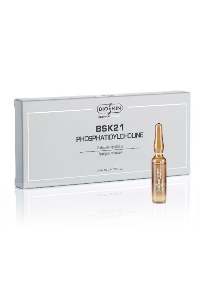 BSK21 Phosphatidylcholine Lipolitic Solution 10 Amp. x 5 mL