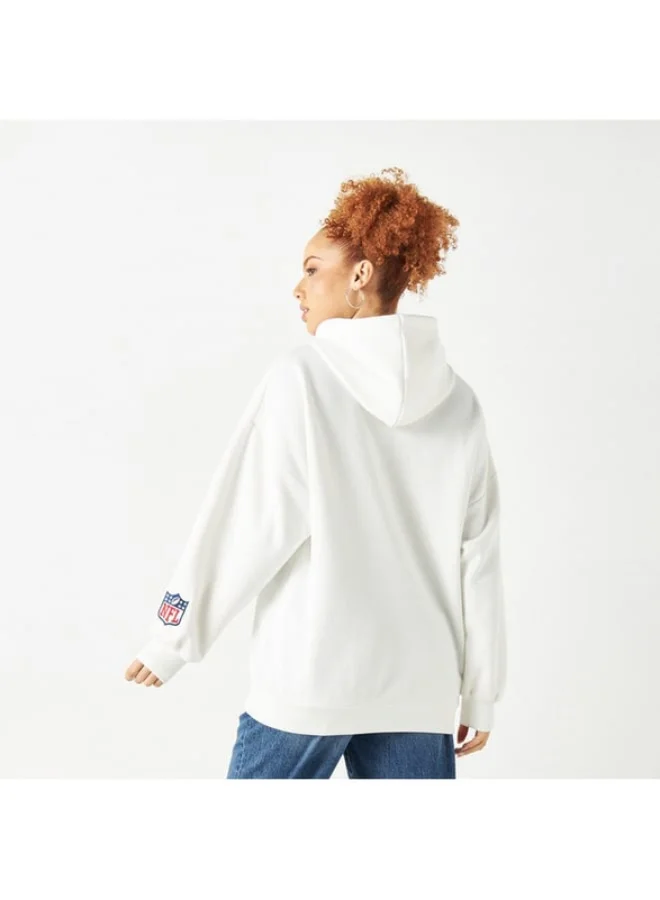 SP Characters New York Giants Embroidered Hoodie with Long Sleeves and Kangaroo Pocket