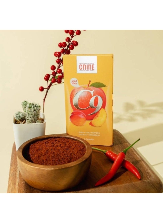 C-NINE DIETARY SUPPLEMENT PRODUCT C9(CHIA.CHILI PEPPERS CACTUS  CRANBERRY) - Image 5