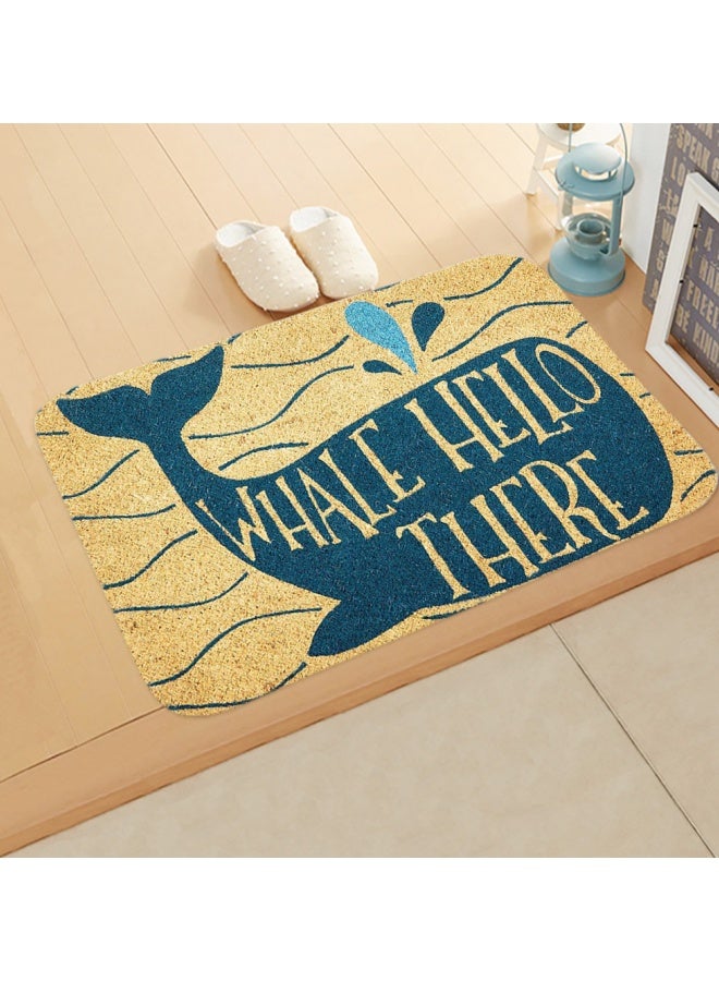 SHABILI Welcome Mats for Front Door 80 x 50 cm，Durable Non Slip Backing Floor Mat，Ultra Absorb Mud Easy Clean Entry Door mat for Indoor High Traffic Areas Outdoor Entryway Rug  - Image 2