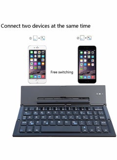 Excefore Foldable Keyboard Folding Bluetooth Keyboard, Portable Aluminum Alloy Housing, for iPad, iPhone, Android Devices, and Windows Tablets, Laptops Smartphones  - Image 3