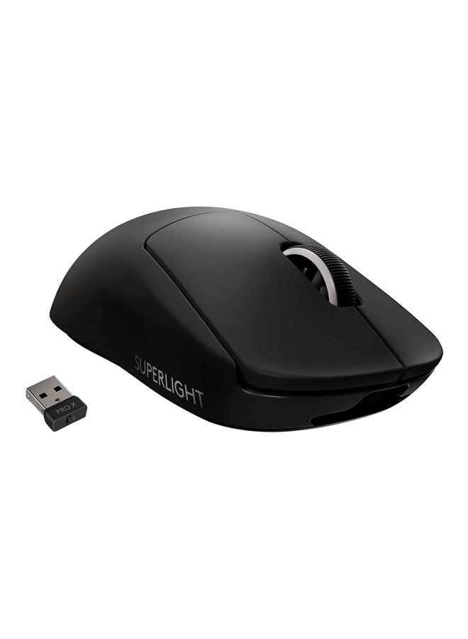 Logitech G Pro X Superlight Wireless Mouse, 2.4 GHz Connectivity, 40G Acceleration, 25600 DPI Hero 25K Sensor, 70 Hour Battery Life, 5 Buttons, Windows And Mac Compatible, "International" Black - Image 1