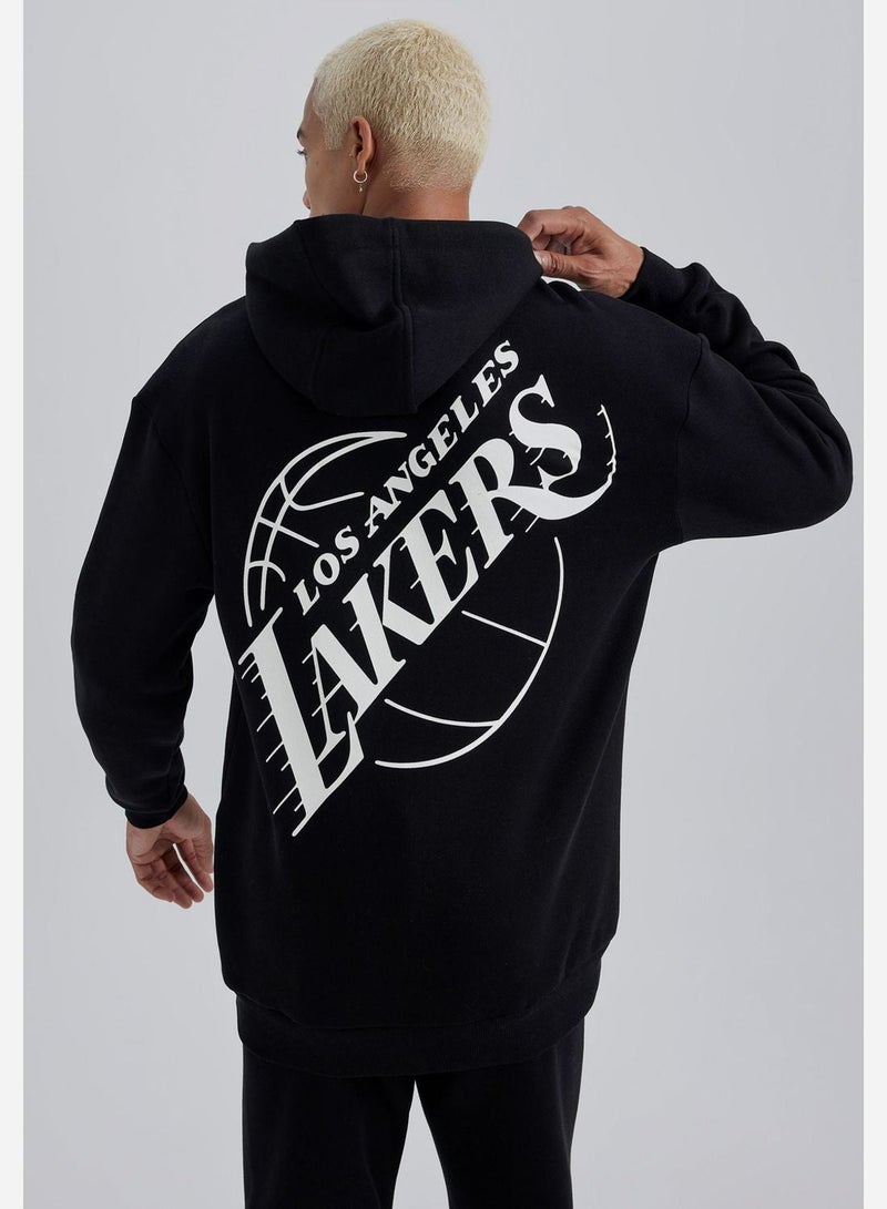 DeFacto Boxy Fit Thick Sweatshirt Fabric Sweatshirt - Image 4
